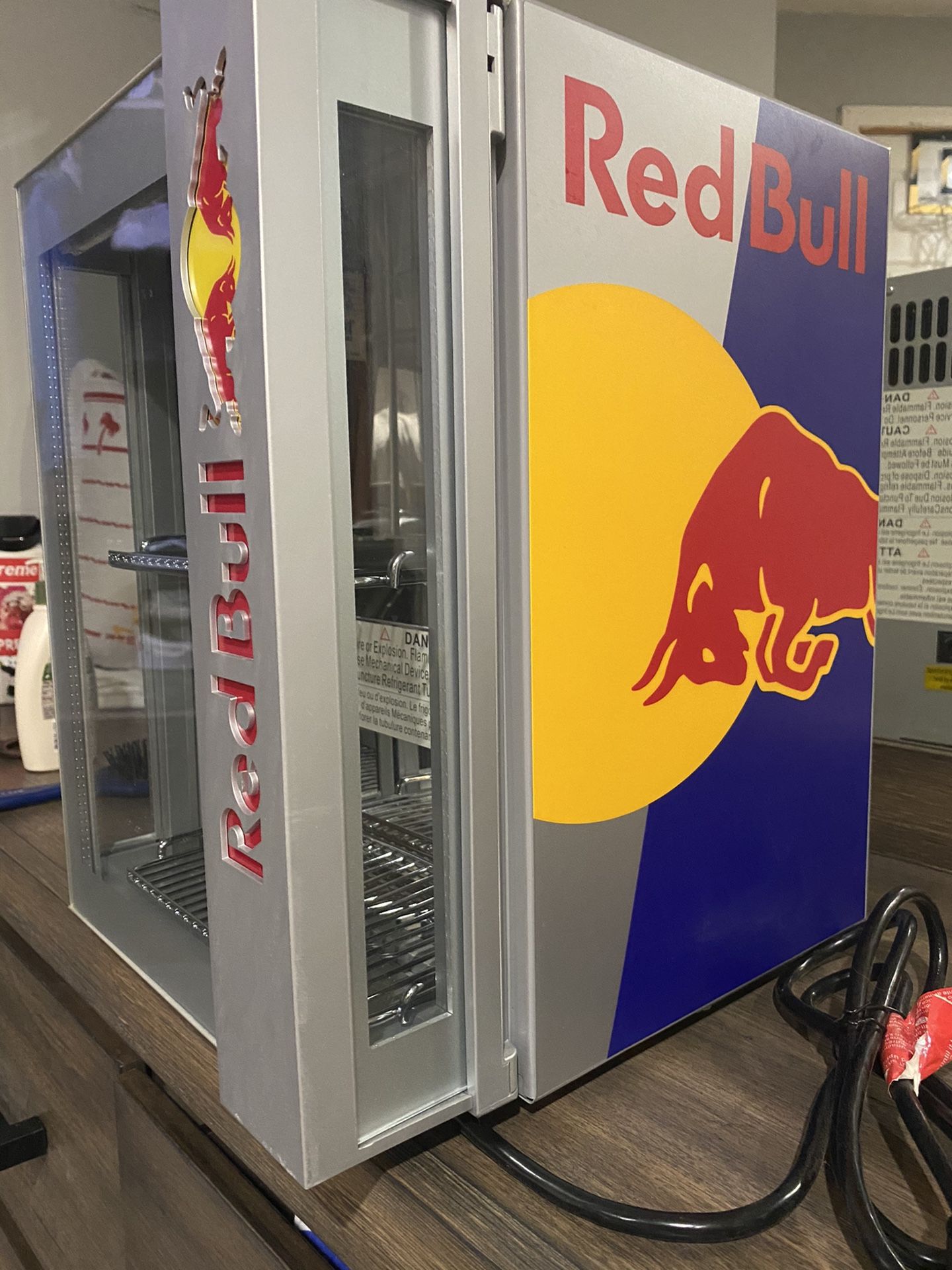 Red Bull mini fridge