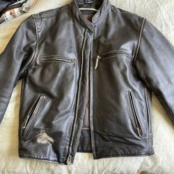 Genuine Leather Motorcycle Jacket