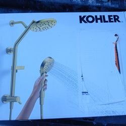 KOHLER Brush Gold, Shower sliding bar