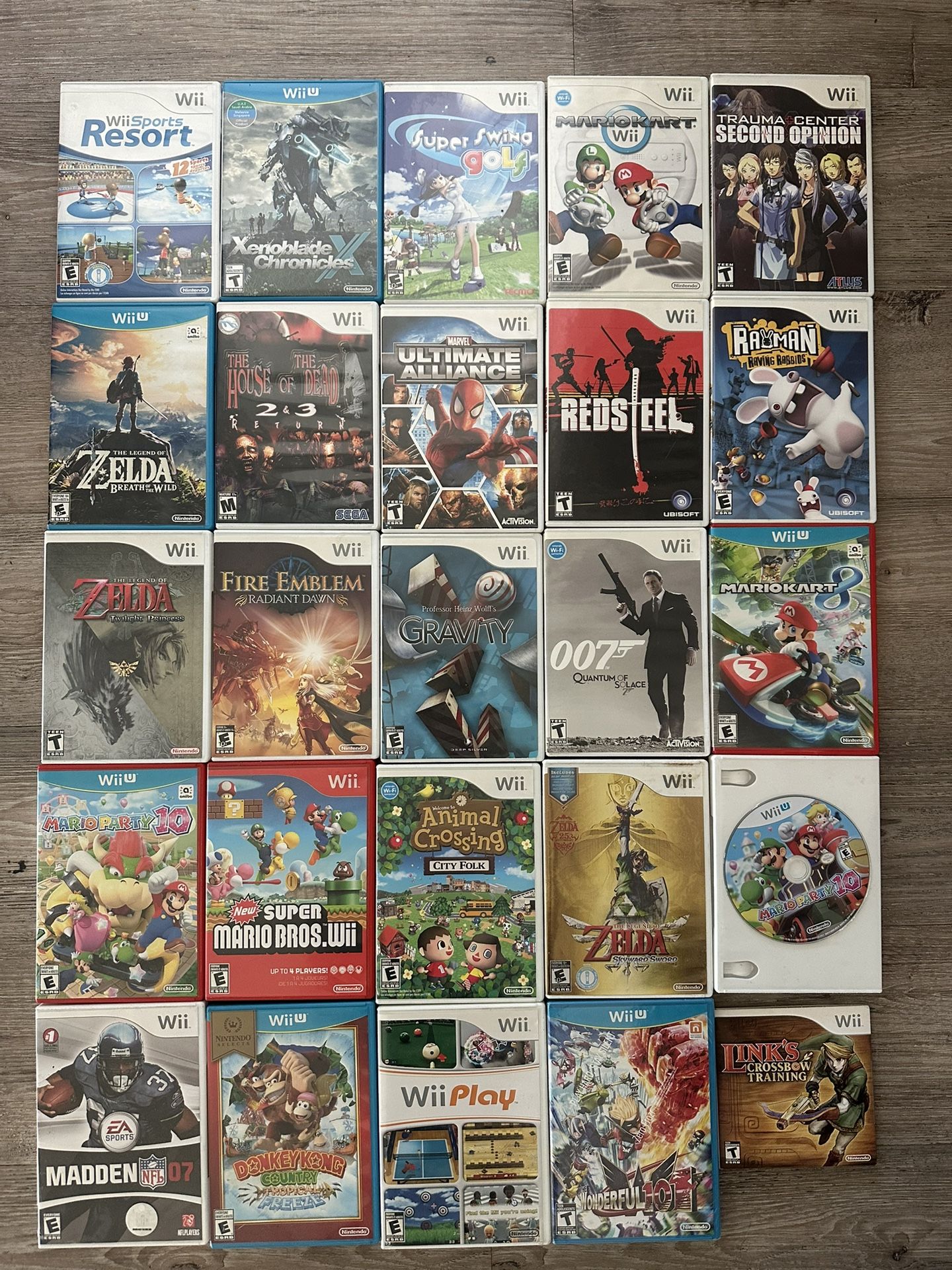 Wii Games Lot 25 Games