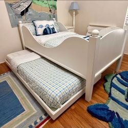 Pottery Barn Kids Catalina Single Bed Trundle 