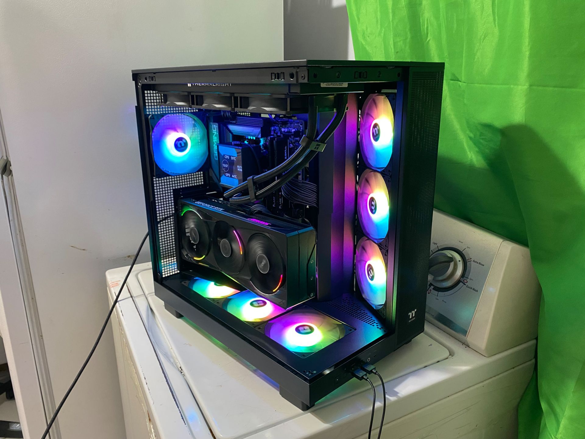 High‐End Gaming PC – New Case, Fans & AIO – RTX 5070