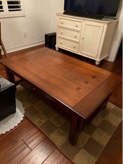 Solid Wood Coffee Table — High Point Furniture — Heavy, Durable, Quality Build