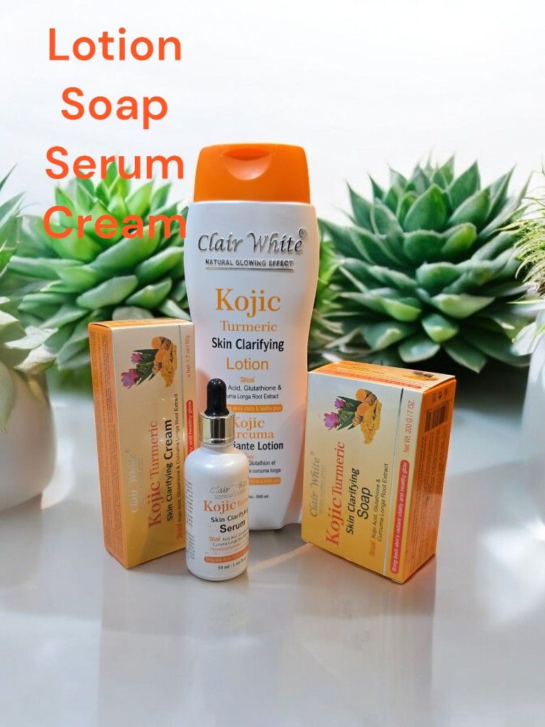 Clair White Kojic Turmeric Skin Beautifying Set