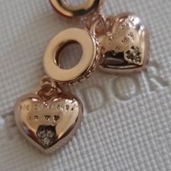 Pandora Rose Gold Mother Daughter Charms