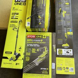 Ryobi 18v Tools Combo Set.