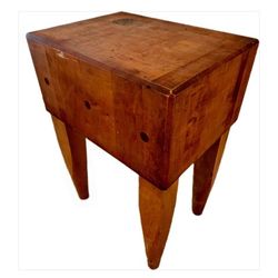 Vintage Maple Butchers Block Table