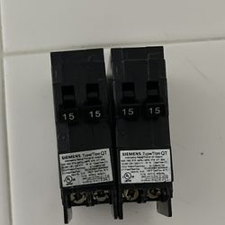 Siemens ITE Q1515NC 15A 120V Twin Tandem Circuit Breaker