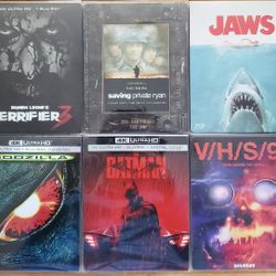 4k/Blu-Ray Movie Steelbooks And Regular Copies Bundle