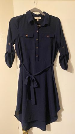Short navy blue dress