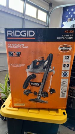 RIDGID HD1200 12-Gallon Wet/Dry Vac NXT