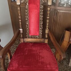 Pulaski High Back Chairs Set Of 6, Hutch and Table