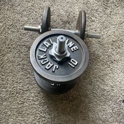 for the 2 weights. 48 pounds  