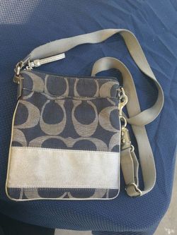 Coach Denim small side bag Used