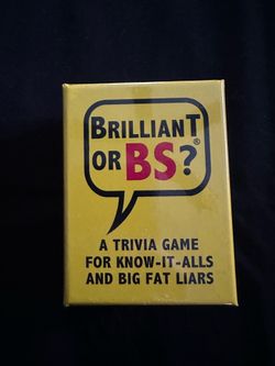 Brilliant or BS? Card Game New in Unopened Package