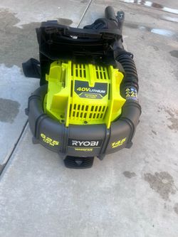 Ryobi backpack blower
