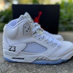 Air Jordan 5 Retro 'White Metallic' 2