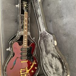 Epiphone electric guitar and case