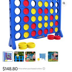 Giant Connect 4 Yard Game Paid $160 Asking $60