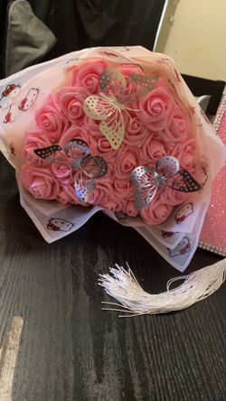 Cap and Flowers
