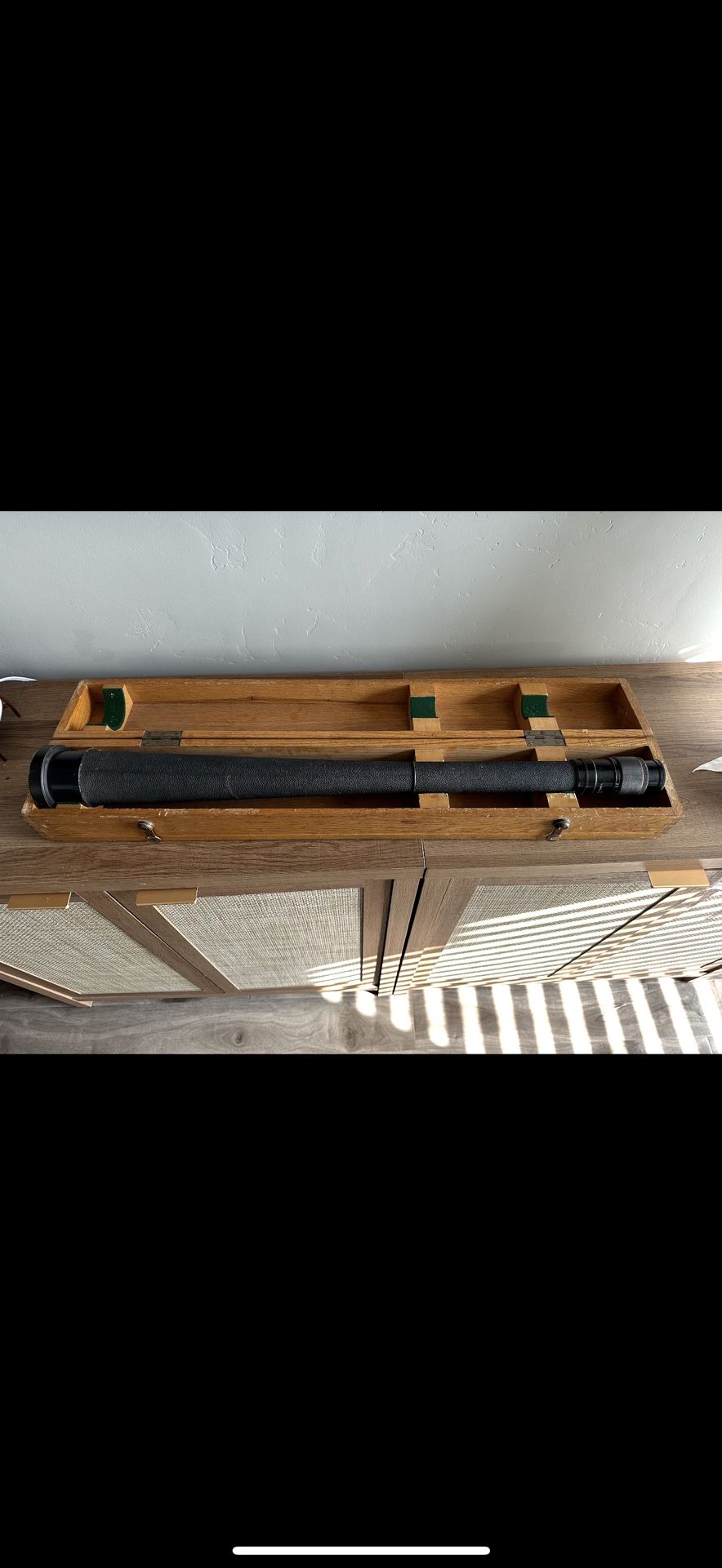 WWII U.S. Navy Spyglass – 16x Power Mark II Mod 1 (1943) – Original Box Price: $450 OBO