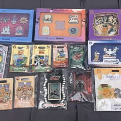 2025 D23 LE/LE/LR/DSSH pins collection! Incl Tangled Jumbo Pin