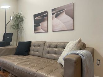 Leather sofa