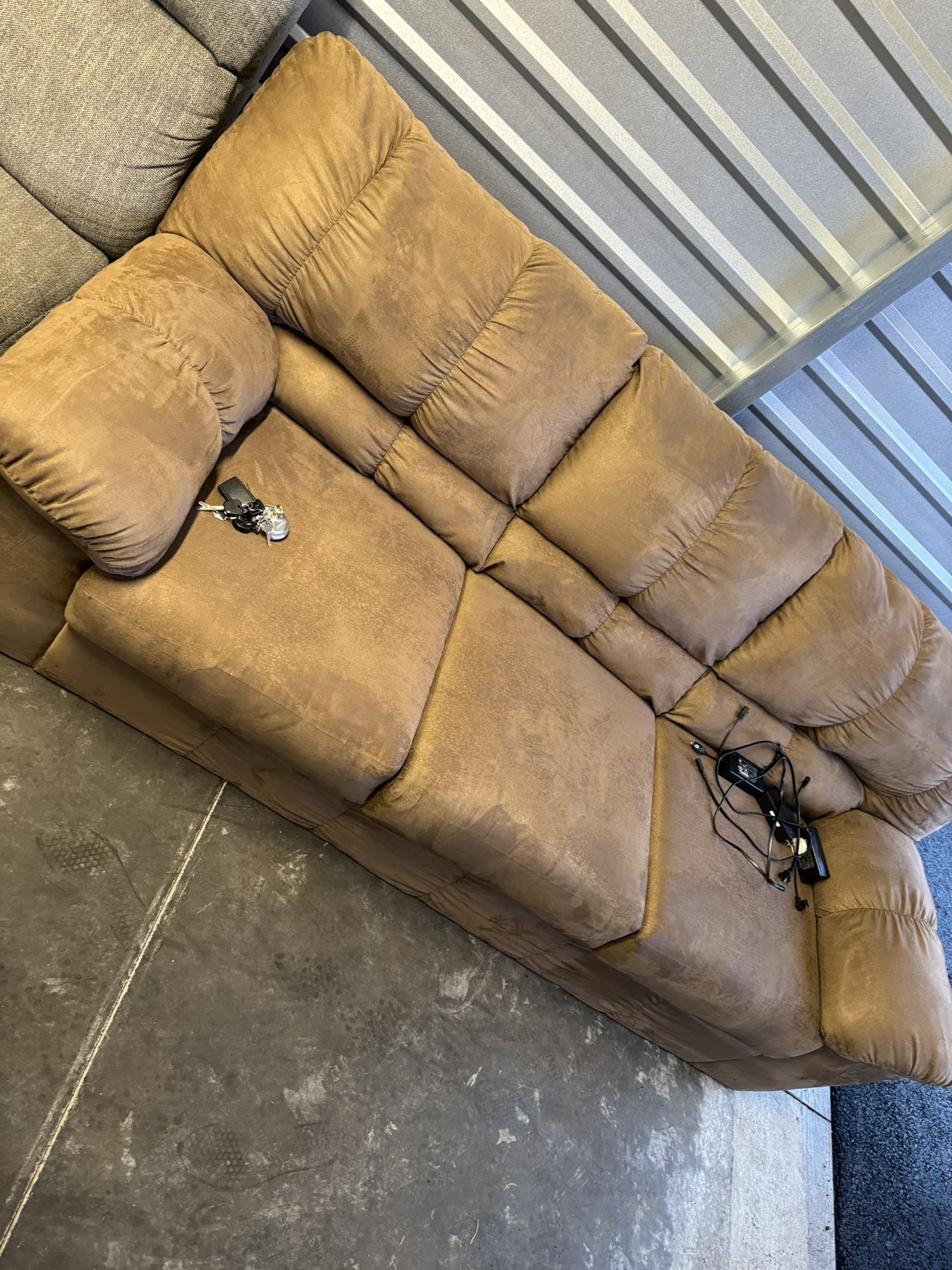 Tan 3 Seater Couch 