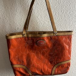 Vintage Coach Mini Tote
