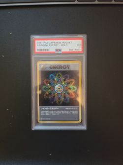 PSA 7 1997 Japanese Pokémon Rainbow Energy Holo