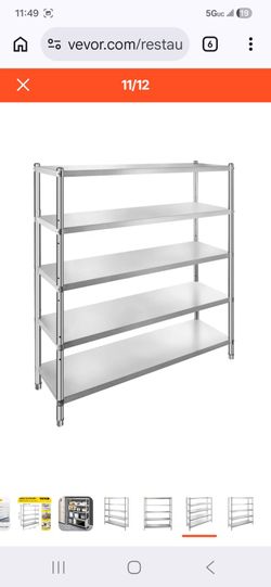 Stainless Steel shelves