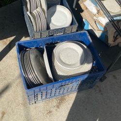 Kitchen Plates And Knives