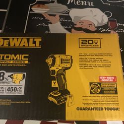 New Dewalt 3/8 Wrench Tool Only 