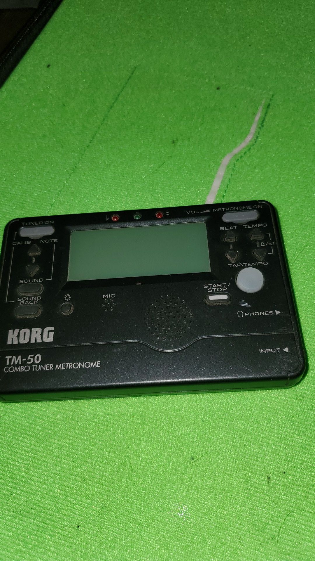 Korg tm-50 combo tuner metronome used great condition $15