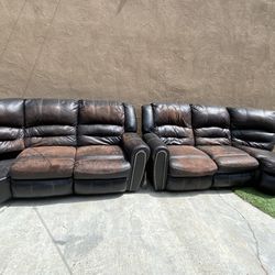 FREE Recliner Sectional Sofa 