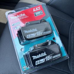 Makita 2PK 6.0 Batteries 