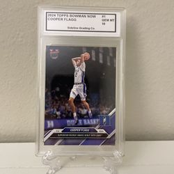 2024 Topps Bowman Now Cooper Flagg #1 GEM MT 10