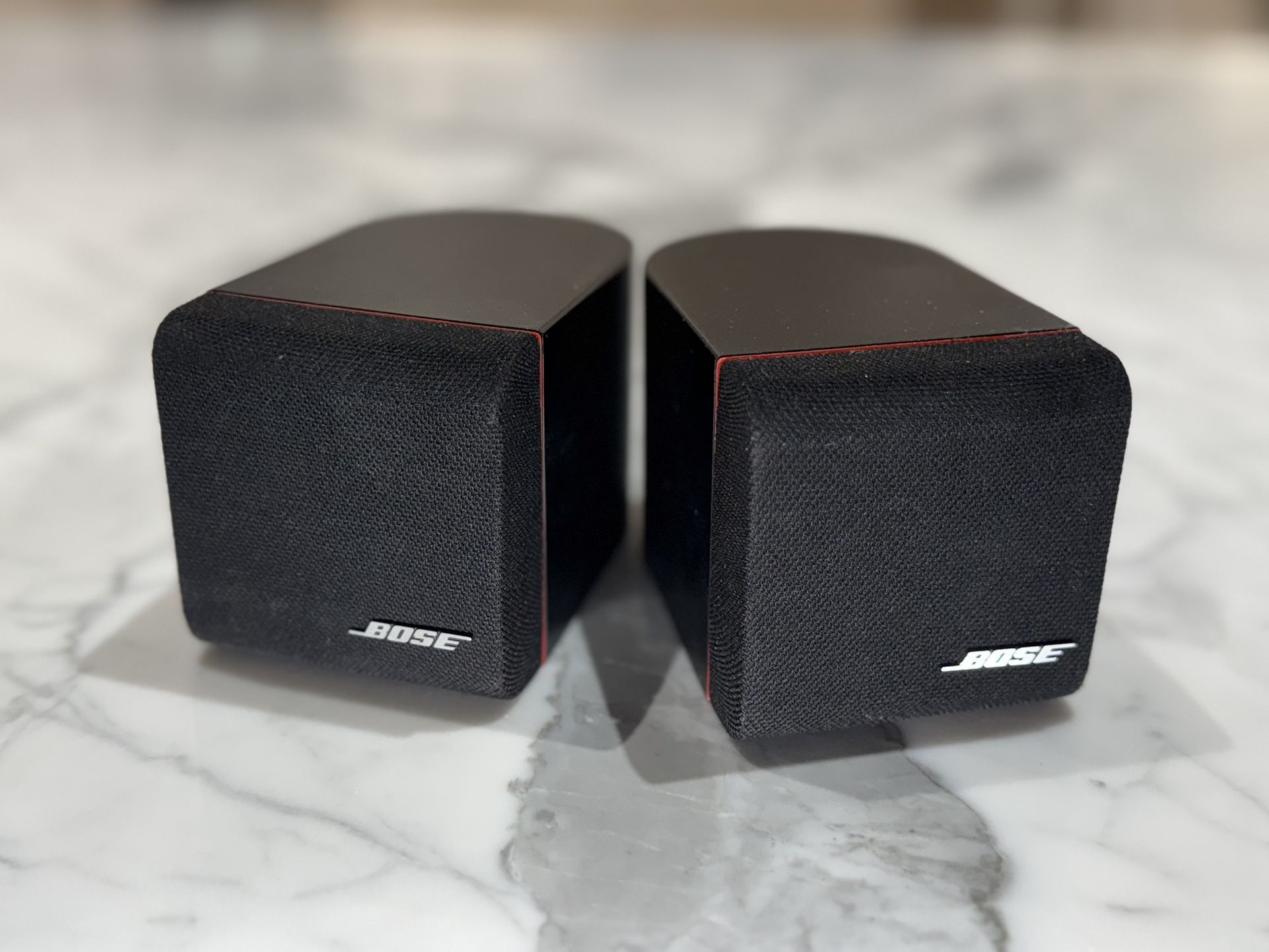 2 Bose Single Cube Speakers