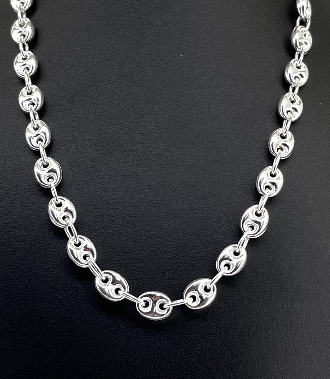 925 Silver Necklace 22” Puff Mariner 7.2mm 27.3grams 148464 1