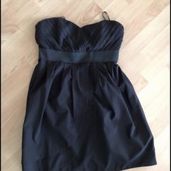 Black Strapless Dress 