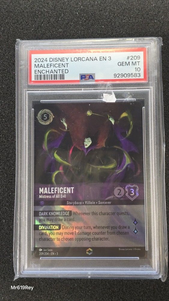 Maleficent Mistress of All Evil Disney Lorcana Enchanted...