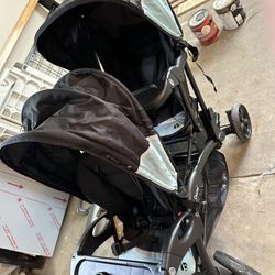 children's double stroller