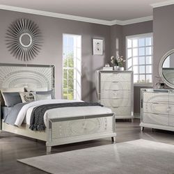 4-PCS Queen Size Bedroom Set In Offer 🔥🔥🔥