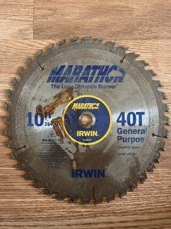Marathon 10in 40 Tooth Saw Blade