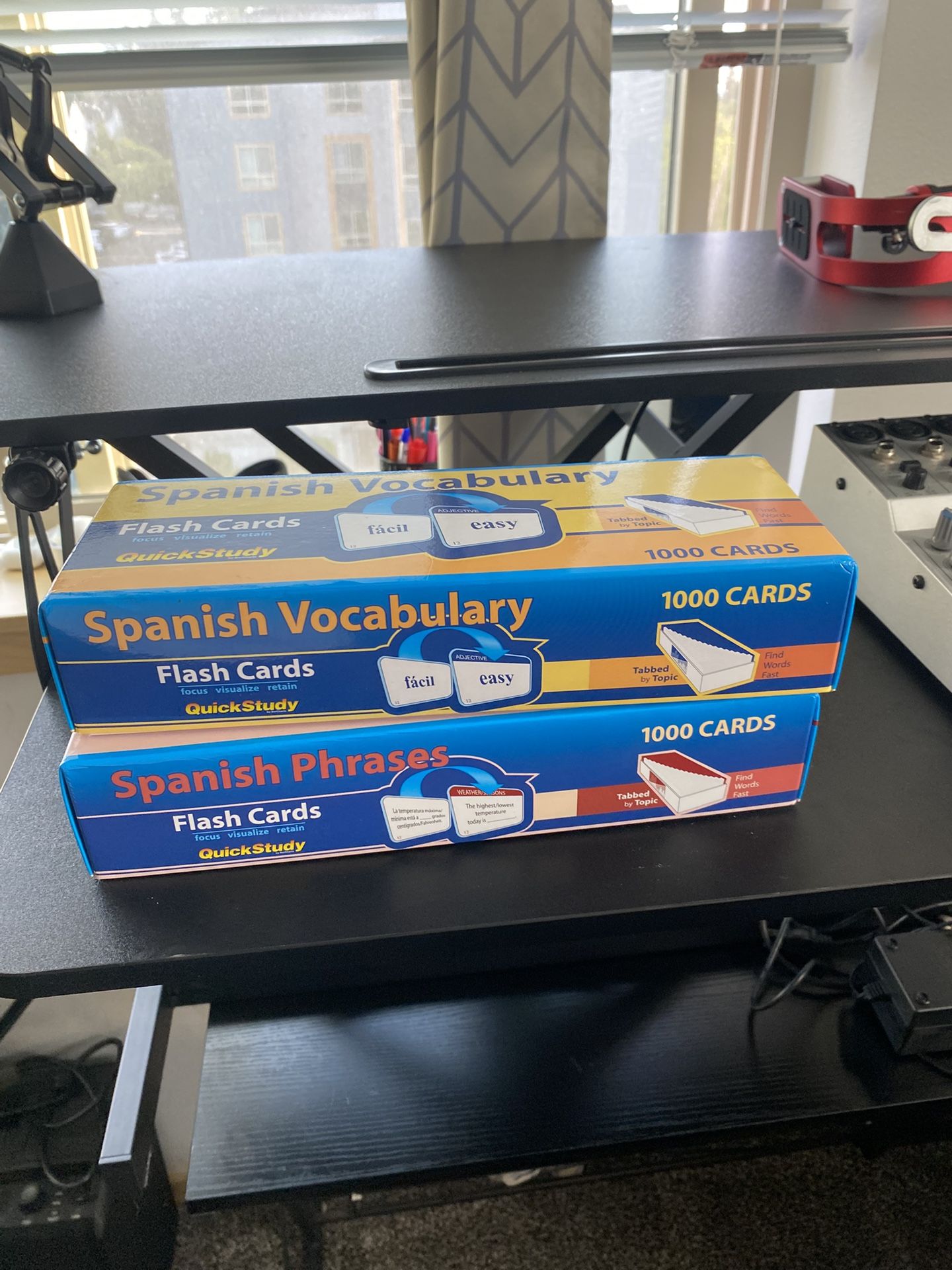 Spanish Vocabulary + Phrases Flash Cards (2 Box Set) – 2000 Cards Total