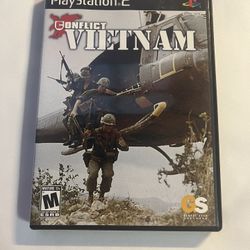 Conflict Vietnam Sony PlayStation 2 PS2, 2004 Complete With Manual Tested