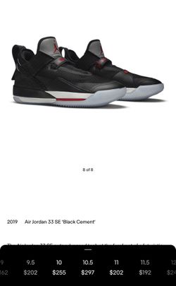 Jordan 33 Low M Size 10.5