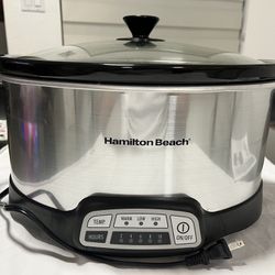 Hamilton Beach Programmable Slow Cooker - Silver - 33463