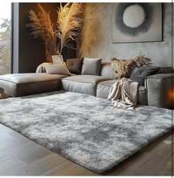 6x9 feet  Light Gray, Area Rug for Living Room: