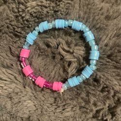 Blue,Pink Bracelet 